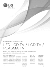 LG 47LV5400 Owner's Manual