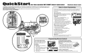 LiftMaster MT MT5011E QuickStart Guide Manual