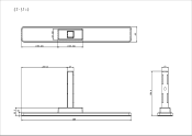 NEC LCD5710-BK-IT MultiSync LCD5710-2-AV : ST-5710 mechancial drawing