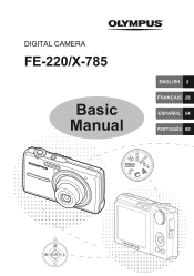 Olympus FE 220 FE-220 Basic Manual (English, Français, Español, Português)