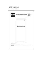 RCA RFR1089 English Manual