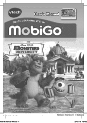 Vtech MobiGo Software - Monsters University User Manual