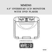 Audiovox MMD85A Operation Manual