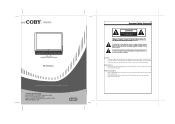 Coby TF TV1913 Operating Guide