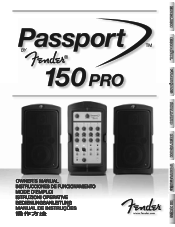 Fender Passport 150 Pro Owners Manual