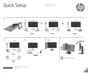 HP Z32 Quick Setup Guide