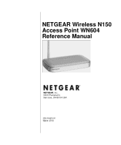 Netgear WN604-100NAS Reference Manual