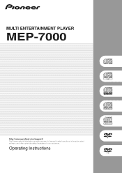 Pioneer MEP-7000 Owner's Manual
