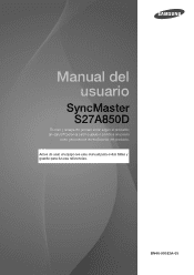 Samsung S27A850D User Manual (user Manual) (ver.1.0) (Spanish)