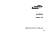 Samsung SPH-M320 User Manual (user Manual) (ver.f6) (English)