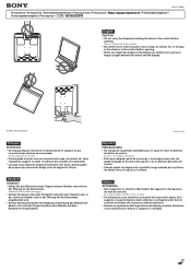 Sony SDM-E76D Operating Instructions