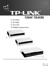 TP-Link TL-SF1016D User Guide
