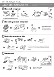 Epson WorkForce Pro WF-4630 Installation Guide (Spanish)