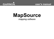 Garmin 010-C0498-00 MapSource User's Guide
