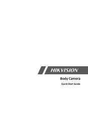 Hikvision DS-MCW407/32G/GPS/WIFI Quick Start Guide