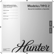 Hunter 28078 Owner's Manual