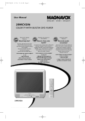 Magnavox 20MC4206 User manual,  English (US)