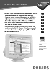 Philips 107E51 Leaflet (English)