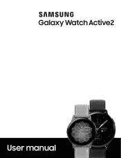 Samsung Galaxy Watch Active2 Bluetooth User Manual