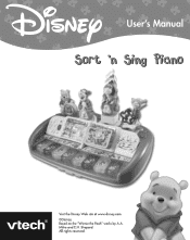 Vtech Winnie the Pooh Sort & Sing Piano User Manual