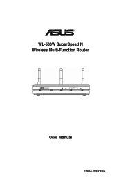 Asus WL-500W User Manual