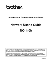 Brother International MFC 620CN Network Users Manual - English