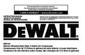 Dewalt D55154 Instruction Manual