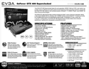 EVGA GeForce GTX 480 SuperClocked PDF Spec Sheet