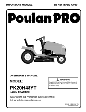 Poulan PK20H48YT User Manual