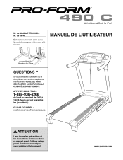 ProForm 490 C Treadmill Canadian French Manual