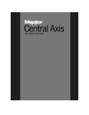 Seagate Maxtor Central Axis Business Edition Maxtor Central Axis for Macintosh User Guide