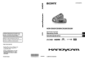 Sony HDR CX500V Operating Guide