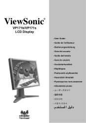 ViewSonic VP171B-2 User Manual
