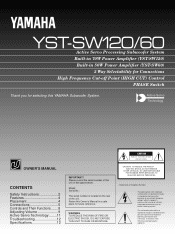 Yamaha YST-SW60 Owner's Manual