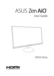 Asus Zen AiO 24 ZN242 Special Users Manual