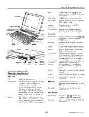 Epson ActionNote 4SLC2/50 Product Information Guide