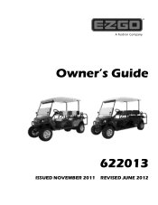 E-Z-GO Express L6 - Electric Owner Manual