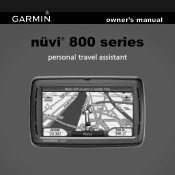 Garmin nuvi 850 Owner's Manual