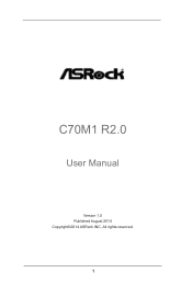 ASRock C70M1 R2.0 User Manual