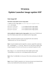 Asus Transformer Pad TF103CG Firmware update SOPEnglish