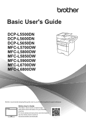 Brother International DCP-L5650DN Basic Users Guide
