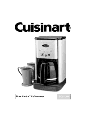Cuisinart DCC-1200BW User Guide