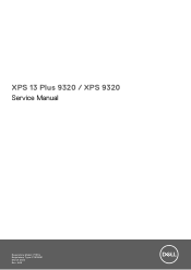 Dell XPS 13 Plus 9320 XPS 13 Plus 9320 / XPS 9320 Service Manual