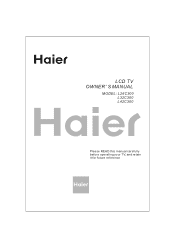Haier L42C300 User Manual