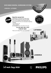Philips LX8000SA User manual