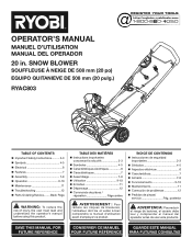 Ryobi RYAC803-S Operation Manual