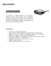 Sharp AN-3DG20-B Brochure