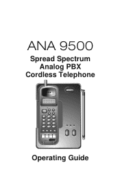 Uniden ANA9500 English Owners Manual