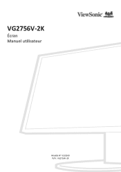 ViewSonic VG2756V-2K User Guide Francais