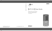LG KP220 User Guide